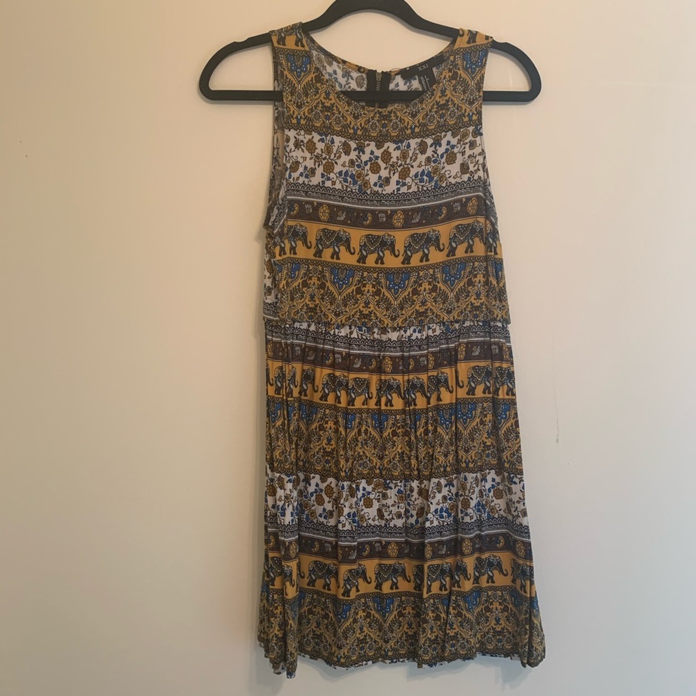 Patterned Elephant Dress